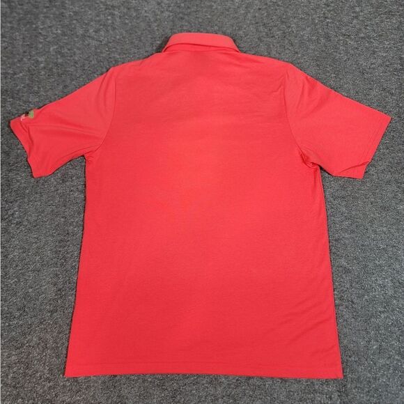 Criquet Mens Performance Player Golf Polo Shirt Size M Red Colonial Golf Club - Picture 2 of 11